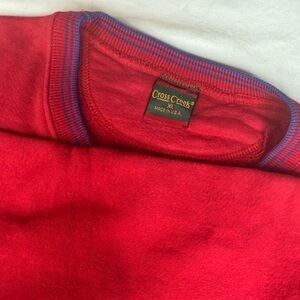 Cross Creek Vintage Pontotoc C.C Hand Embroidered  XL Sweatshirt Made In USA